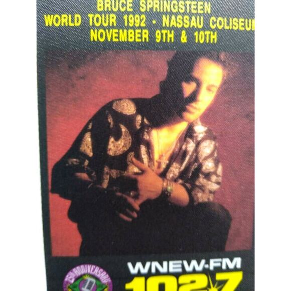 Bruce Springsteen Human Touch Backstage Pass Original 1992 Tour Rock Hot Photo - Picture 2 of 4
